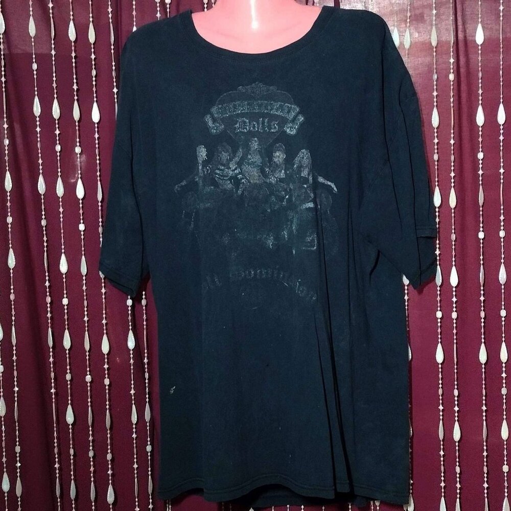 Men XL- Black- Pussycat Dolls- 2009 World Tour- Doll Domination- Concert Tee